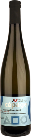 Lahev vína Cépage Rulandské šedé 2022, pozdní sběr (polosuché)