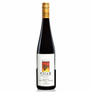 Lahev vína Merlot 2022, výběr z bobulí (polosladké)