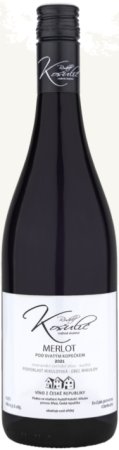 Lahev vína Merlot 2021, zemské víno (suché)