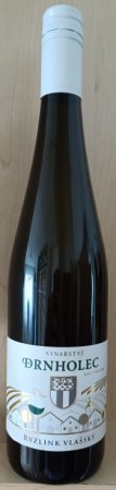 Lahev vína Vinařství Drnholec - Ryzlink vlašský 2021, zemské víno (suché)