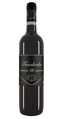 Lahev vína Frankovka barrique selection 2021, pozdní sběr (suché)