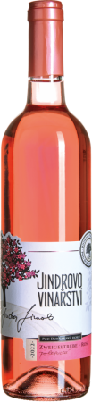 Lahev vína Zweigeltrebe rosé 2022, kabinetní víno (polosladké)
