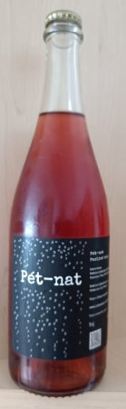 Lahev vína Pét-nat Zweigeltrebe 2022, jakostní perlivé víno (suché)