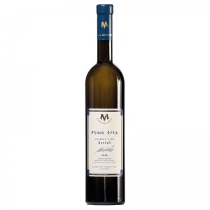 Lahev vína Rulandské šedé 2018, pozdní sběr (polosladké)