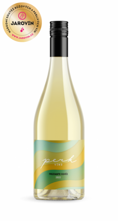Lahev vína Frizzante cuvée 2022, zemské víno - perlivé (polosladké)
