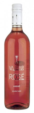 Lahev vína André rosé 2022, pozdní sběr (polosladké)