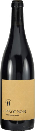 Lahev vína Pinot noir 2018, výběr z hroznů (suché)