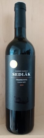 Lahev vína Frankovka 2020, pozdní sběr (suché)