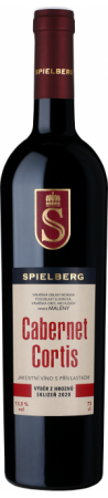 Lahev vína Cabernet  Cortis 2020, výběr z hroznů (suché)