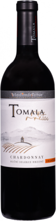 Lahev vína Tomala Chardonnay 2016, zemské víno (suché)