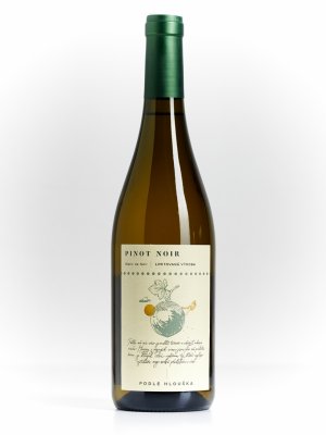 Lahev vína Pinot noir Blanc de noir 2021, zemské víno (suché)