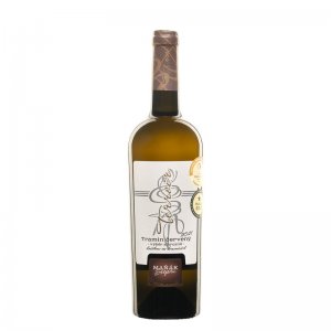 Lahev vína Tramín červený 2021, výběr z hroznů (polosladké)