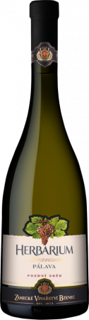 Lahev vína Pálava (Herbarium Moravicum) 2021, pozdní sběr (polosuché)
