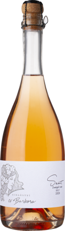 Lahev vína Sekt Zweigel rosé 2020, aromatické šumivé víno (brut)