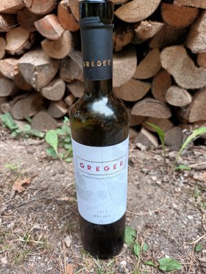 Lahev vína Pálava 2018, výběr z bobulí (sladké)