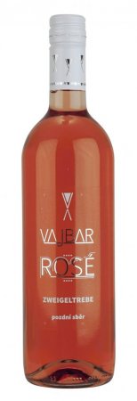 Lahev vína Zweigeltrebe rosé 2021, pozdní sběr (polosladké)