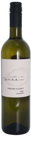 Lahev vína Ryzlink vlašský 2021, zemské víno (suché)