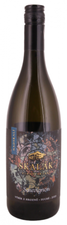 Lahev vína Sauvignon Nadskalí 2021, výběr z hroznů (suché)