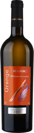Lahev vína Pinot Blanc ORANGE 2017, zemské víno (suché)