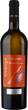 Lahev vína Pinot Blanc ORANGE 2018, pozdní sběr (suché)