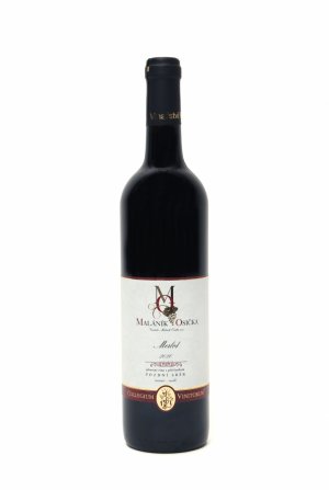 Lahev vína Merlot 2020, pozdní sběr (suché)