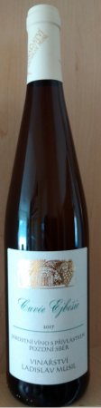 Lahev vína Cuvée Ejbešic 2017, pozdní sběr (suché)