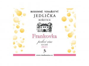 Lahev vína Frankovka 2021, zemské víno - perlivé (suché)