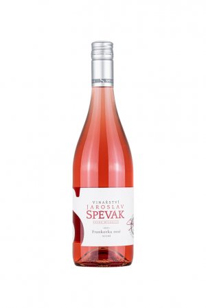 Lahev vína Frankovka rosé 2021, zemské víno (suché)