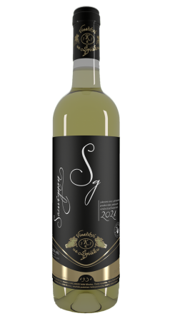 Lahev vína Sauvignon 2021, pozdní sběr (polosuché)