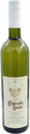 Lahev vína Blatnický Roháč 2019, jakostní víno známkové (polosuché)
