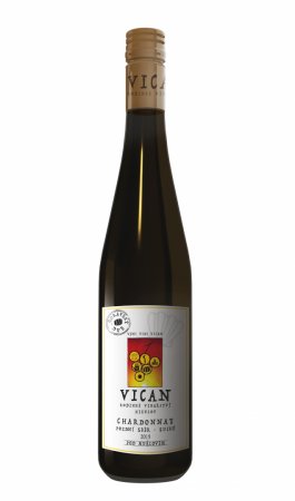 Lahev vína Chardonnay - rodinná rezerva 2020, výběr z hroznů (suché)