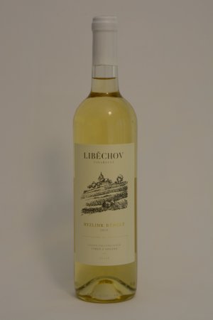 Lahev vína Ryzlink rýnský 2018, výběr z hroznů (suché)