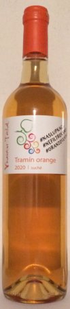 Lahev vína Tramín orange 2020, zemské víno (suché)