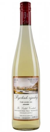 Lahev vína Ryzlink rýnský 2020, zemské víno (polosladké)