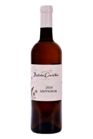 Lahev vína Sauvignon 2018, zemské víno (polosuché)