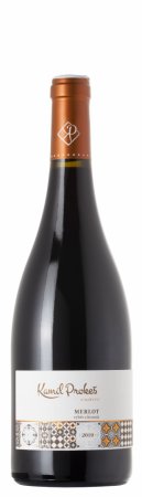 Lahev vína Merlot 2019, výběr z hroznů (suché)