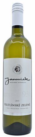 Lahev vína Veltlínské zelené 2019, pozdní sběr (suché)