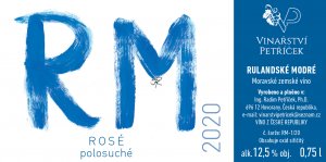 Lahev vína Rulandské modré 2020, zemské víno (polosuché)