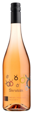 Lahev vína Zweigeltrebe rosé Frizzante 2020, zemské víno - perlivé (polosuché)