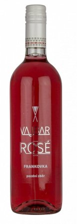 Lahev vína Frankovka rosé 2020, pozdní sběr (suché)