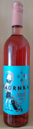 Lahev vína Cabernet Moravia rosé 2020, kabinetní víno (suché)
