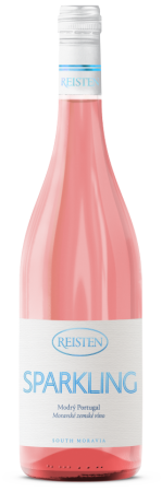 Lahev vína Sparkling rosé 2021, zemské víno - perlivé (polosladké)