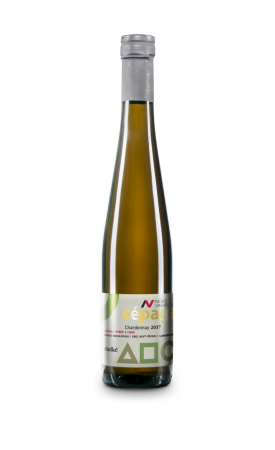 Lahev vína Cépage Chardonnay 2017, výběr z cibéb (sladké)
