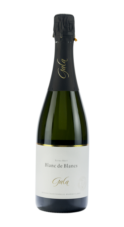 Lahev vína Blanc de Blancs 2017, jakostní šumivé víno (extra brut)