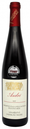 Lahev vína André 2017, pozdní sběr (suché)