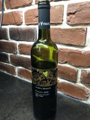 Lahev vína Florianka 2018, výběr z bobulí (sladké)