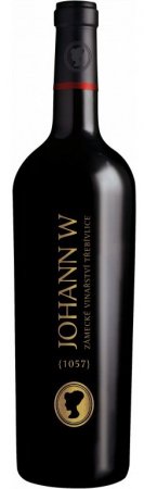 Lahev vína Johann W Red 2014, jakostní víno známkové (suché)