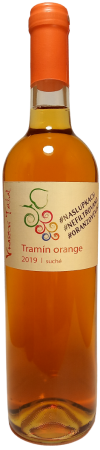 Lahev vína Tramín orange 2019, zemské víno (suché)