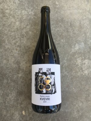 Lahev vína Ryzlink rýnský I KVEVRI I nesířené 2017, zemské víno (suché)