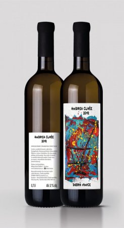 Lahev vína Andrea Cuvée 2018, zemské víno (suché)